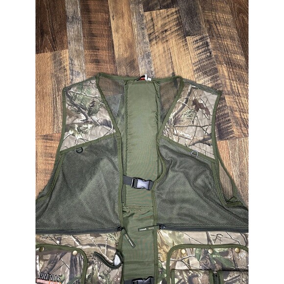 Primos Gobbler Green Camo Hunting Calls Vest Men Size 2X/3X Oversized Camouflage - Picture 4 of 7
